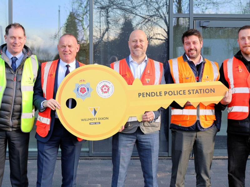 Willmott Dixon hands over keys to Lancashire's new Pendle Police Station