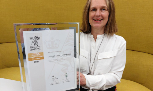 Willmott Dixon Achieves Gold Award for Armed Forces Covenant Commitment