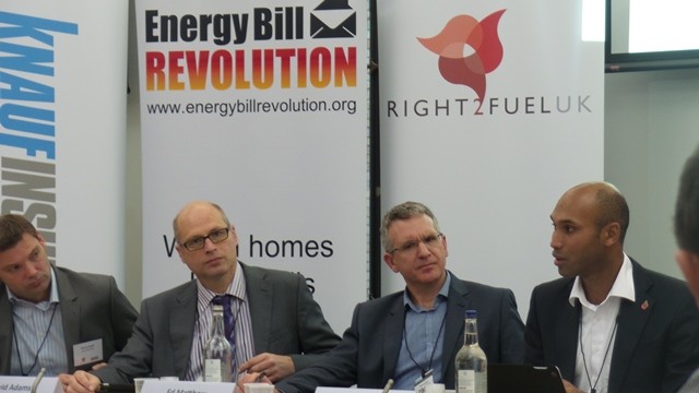 Energy Services David Adams 2nd from left in the House of Commons to launch the report