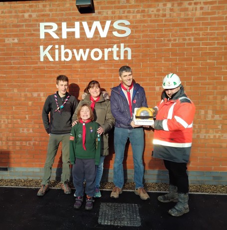 Kibworth Recycling and Household Waste Site defibrillator