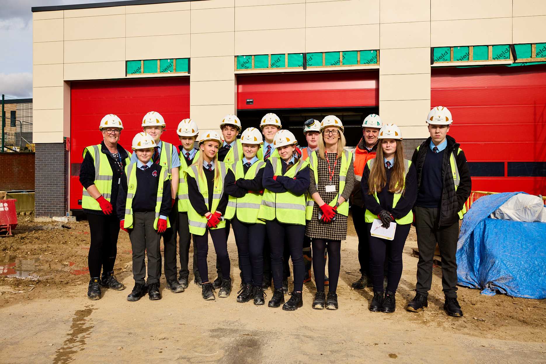 Brighouse High School visit West Yorkshire Fire and Rescue Service HQ mid.jpg
