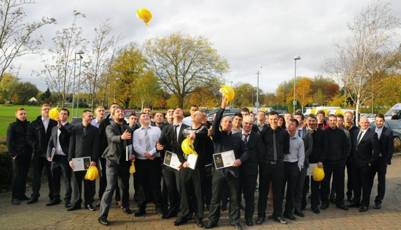 Apprentices celebrate at Willmott Dixon's Got Talent