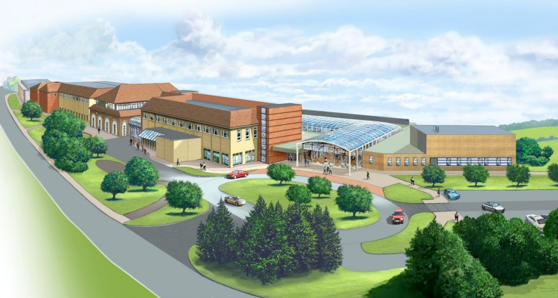 A CGI of the new-look benenden hospital