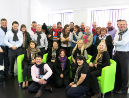 Image of Energy Services team during Cold Homes Week